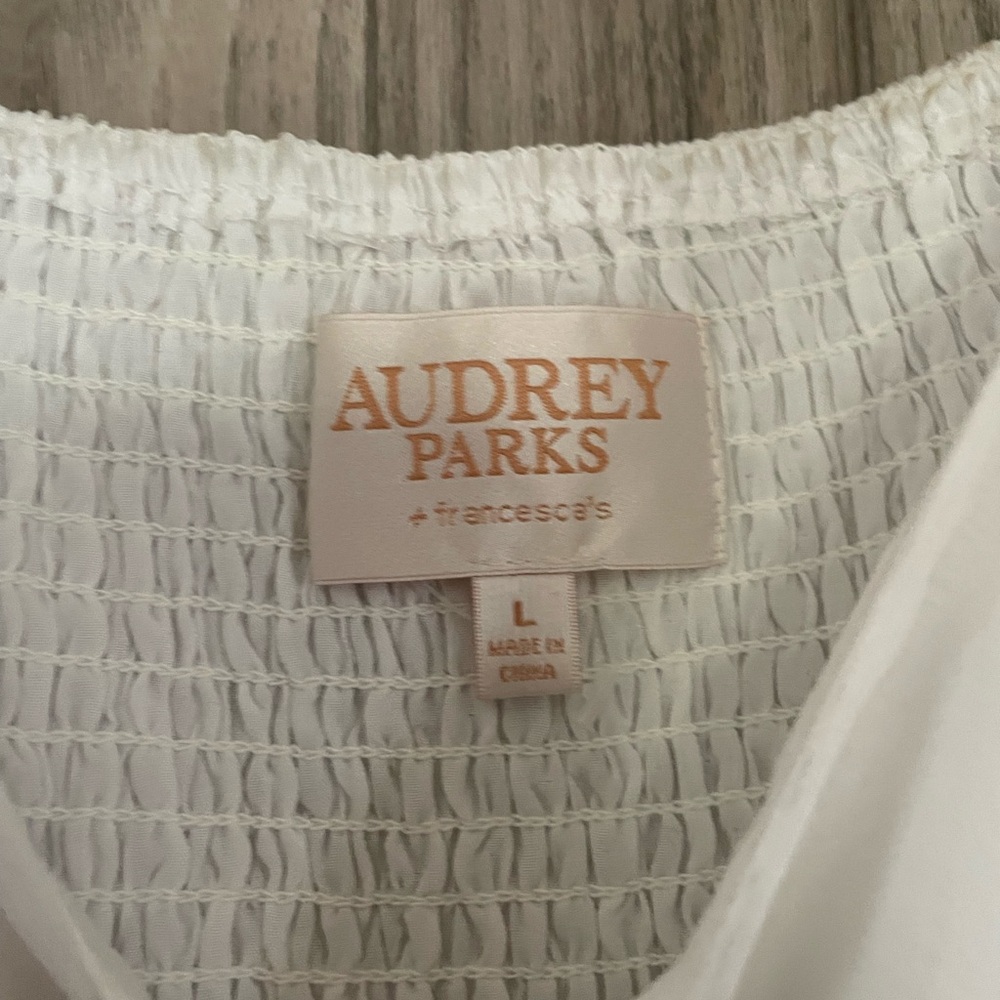 Sheer White Puff Sleeve Dress - Picture 4 of 4